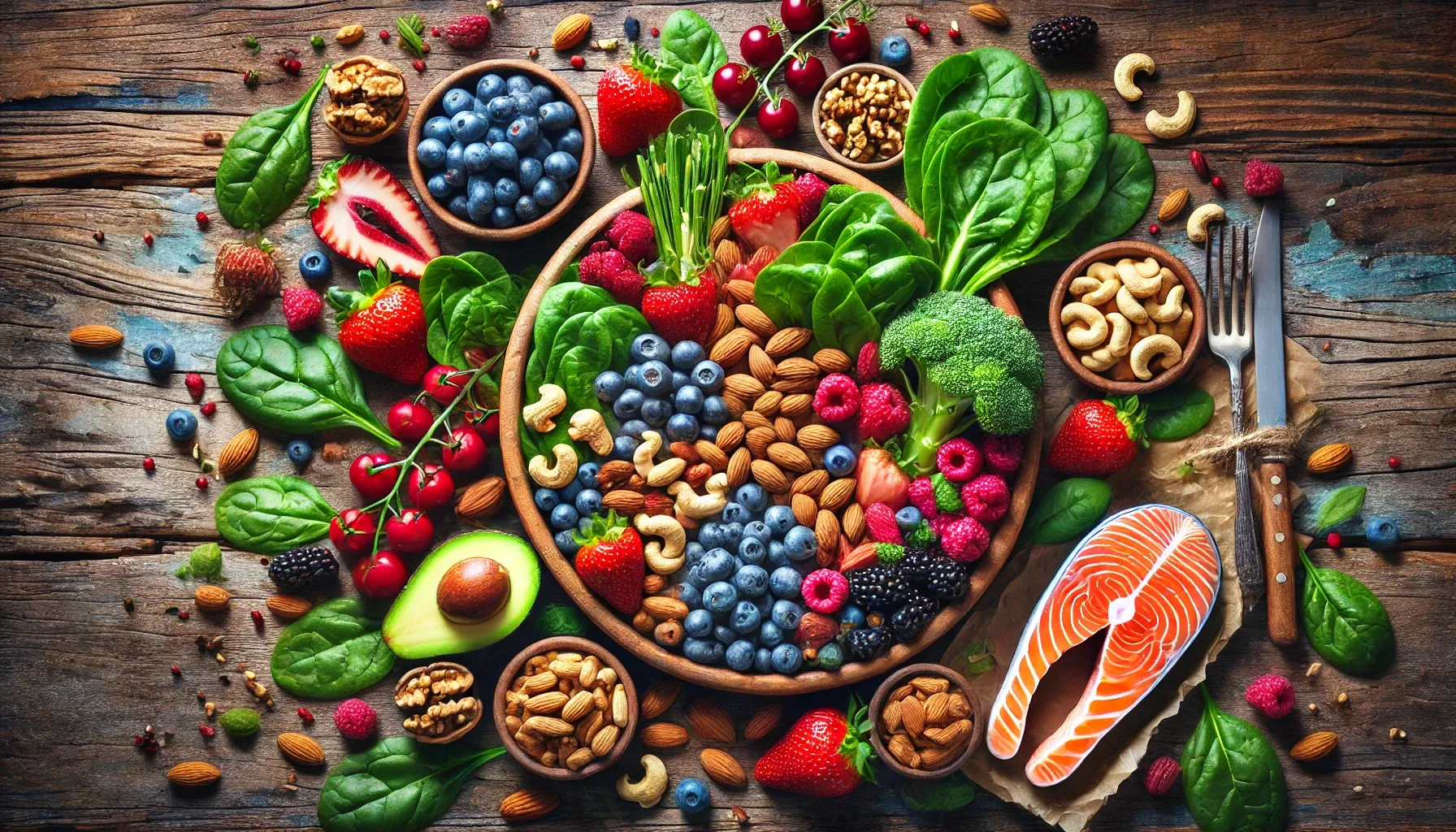 Example of foods from a Balanced Diet