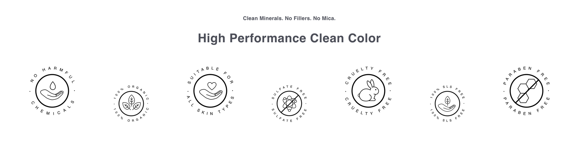 "La Bella Donna is Pure Pigments. Just 4 Key Ingredients. Clean, Cruelty Free, Non-Chemical, Non-Toxic, Reef Safe, SPF 50 Color Brand. Purest ingredients that contain NO dyes, oils, talc, fragrance, or parabens. Buildable coverage that does not clog pores. Lightweight feel on skin. Fragrance Free. Waterproof/Sweatproof. Cruelty Free. Non-Nano/Reef Safe. Near Zero Allergy Rate. No Oils, Toxic Dyes, or Dimethicon. Ideal for sensitive/acne prone skin." ~ LaBellaDonna.com