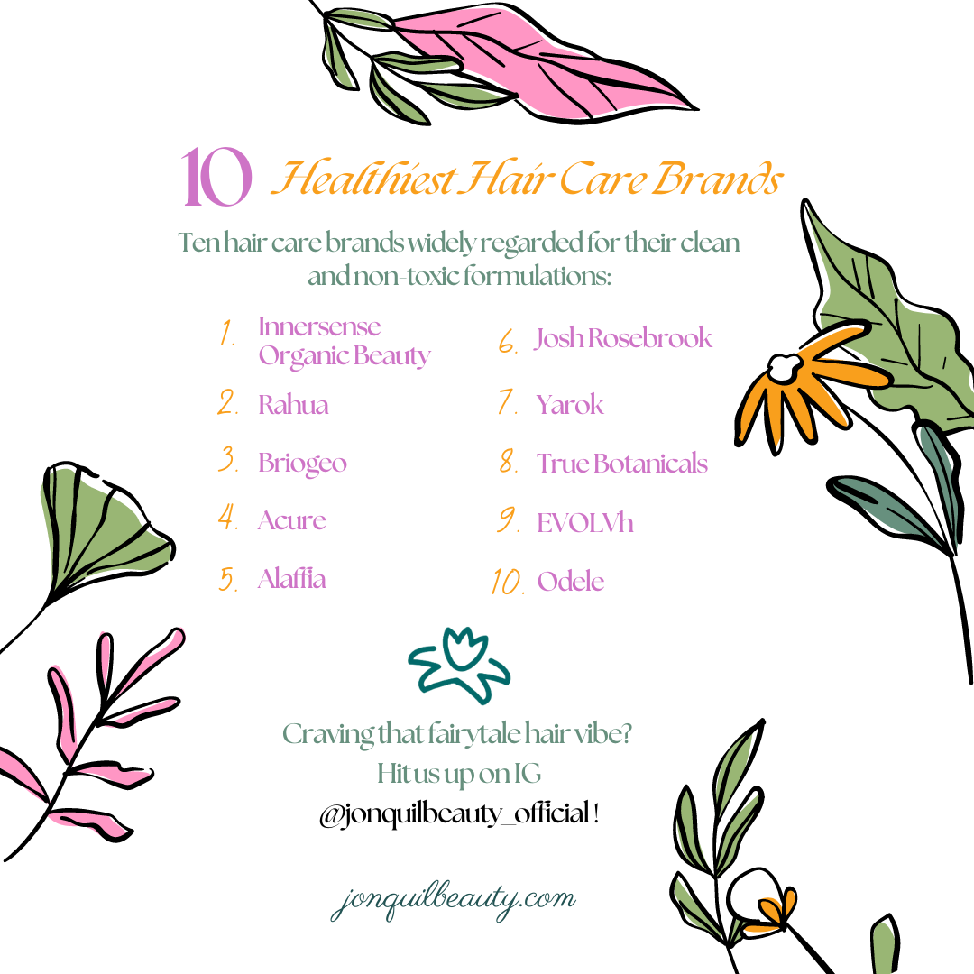 10 Healthiest Hair Care Brands