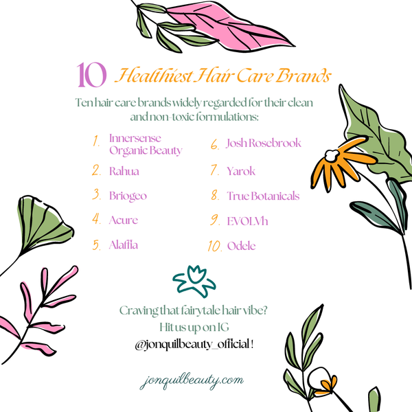 10 Healthiest Hair Care Brands