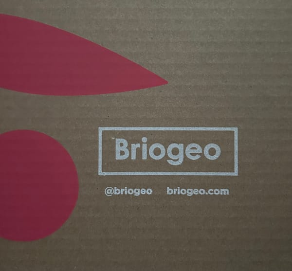 Package that Briogeo products were shipped in.