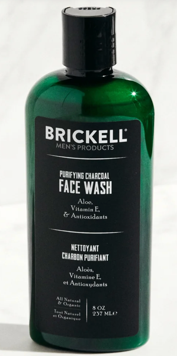 Image of BRICKELL | Purifying Charcoal Face Wash For Men